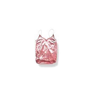 𝐊𝐈𝐌𝐂𝐇𝐈 𝐁𝐋𝐔𝐄 Blush Velvet Camisole